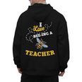 I Love Bee-Ing A Teacher Honey Bee Job Profession Men's Hoodie Back Print, trending gift I Love Bee-Ing A Teacher Honey Bee Job Profession Men's Hoodie Back Print, trending gift