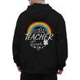 Luckiest Teacher Ever Rainbow- St Patricks Day Teacher Men's Hoodie Back Print, trending gift Luckiest Teacher Ever Rainbow- St Patricks Day Teacher Men's Hoodie Back Print, trending gift