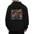 Maestra Flowers Spanish Teacher Cinco De Mayo Men's Hoodie Back Print, trending gift Maestra Flowers Spanish Teacher Cinco De Mayo Men's Hoodie Back Print, trending gift