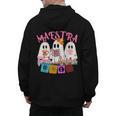 Maestra Pantasmas Conchas Teacher Mexican Halloween Men's Hoodie Back Print, trending gift
