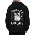 Math And Cats Apparel For Teachers Students Cat Lovers Men's Hoodie Back Print, trending gift Math And Cats Apparel For Teachers Students Cat Lovers Men's Hoodie Back Print, trending gift