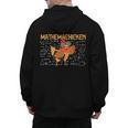 Math Nerd The Mathemachicken a Math Teacher Men's Hoodie Back Print, trending gift