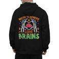 Math Teacher Love Brain Heart Skeleton Hand Zombie Halloween Men's Hoodie Back Print, trending gift Math Teacher Love Brain Heart Skeleton Hand Zombie Halloween Men's Hoodie Back Print, trending gift