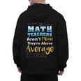 Math Teachers Aren't Mean Sayings Mathematics School Men's Hoodie Back Print, trending gift