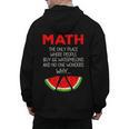 Math Watermelon Calculation Joke Teacher Student Men's Hoodie Back Print, trending gift Math Watermelon Calculation Joke Teacher Student Men's Hoodie Back Print, trending gift