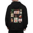 Merry And Bright Christmas Gingerbread Santa Book Teacher Men's Hoodie Back Print, trending gift Merry And Bright Christmas Gingerbread Santa Book Teacher Men's Hoodie Back Print, trending gift
