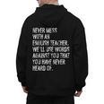 Never Mess With An English Teacher Back To School Men's Hoodie Back Print, English Teacher Gifts, trending gift Never Mess With An English Teacher Back To School Men's Hoodie Back Print, English Teacher Gifts, trending gift