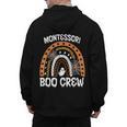 Montessori Teacher Halloween Boo Rainbow Leopard Halloween Men's Hoodie Back Print, trending gift Montessori Teacher Halloween Boo Rainbow Leopard Halloween Men's Hoodie Back Print, trending gift