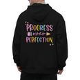 Motivational Progress Over Perfection Back To School Teacher Men's Hoodie Back Print, trending gift Motivational Progress Over Perfection Back To School Teacher Men's Hoodie Back Print, trending gift