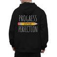 Motivational Progress Over Perfection Back To School Teacher Men's Hoodie Back Print, trending gift Motivational Progress Over Perfection Back To School Teacher Men's Hoodie Back Print, trending gift