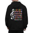 Music Teacher Kid National Hispanic Heritage Month Men's Hoodie Back Print, trending gift