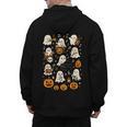 Music Teacher Orchestra Shirt Spooky Halloween Ghost Band Men's Hoodie Back Print, trending gift