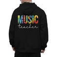Music Teacher Tie Dye Appreciation Day Hello Back To School Men Women Men's Hoodie Back Print, trending gift Music Teacher Tie Dye Appreciation Day Hello Back To School Men Women Men's Hoodie Back Print, trending gift