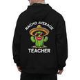 Nacho Average Teacher Sarcastic Women Teaching Men's Hoodie Back Print, trending gift