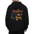 Nopales De Leer Spanish Teacher Maestra Cactus Bilingual Men's Hoodie Back Print, trending gift