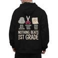 Nothing Beats 1st Grade Back To School Kids Teachers Men's Hoodie Back Print, trending gift