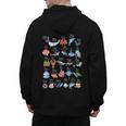 Ocean Animals Alphabet Cute Sea Life ABC Marine Kids Teacher Men's Hoodie Back Print, trending gift Ocean Animals Alphabet Cute Sea Life ABC Marine Kids Teacher Men's Hoodie Back Print, trending gift