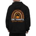 One Thankful Science Teacher Rainbow Boho Fall Thanksgiving Men's Hoodie Back Print, Science Teacher Gifts, trending gift