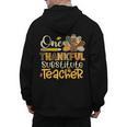 One Thankful Substitute Teacher Turkey Leopard Thanksgiving For Men Women Men's Hoodie Back Print, trending gift One Thankful Substitute Teacher Turkey Leopard Thanksgiving For Men Women Men's Hoodie Back Print, trending gift