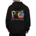 P Is For Preschool Tie Dye Back To School Teacher Men Women Girls Kids Men's Hoodie Back Print, trending gift