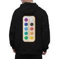 Paint Palette ArtSet Halloween Costume For Teachers Students For Men Women Kids Men's Hoodie Back Print, trending gift