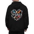 Para Heart Paraprofessional Teacher Paraeducator Men's Hoodie Back Print, trending gift Para Heart Paraprofessional Teacher Paraeducator Men's Hoodie Back Print, trending gift