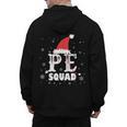 PE Squad Christmas PE Teacher Matching Xmas Men's Hoodie Back Print, Pe Teacher Gifts, trending gift