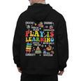 Play Is Learning Kindergarten Preschool Teacher Appreciation Men's Hoodie Back Print, trending gift Play Is Learning Kindergarten Preschool Teacher Appreciation Men's Hoodie Back Print, trending gift