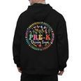 Pre-K Dream Team Back To School Teacher Flower Men's Hoodie Back Print, trending gift Pre-K Dream Team Back To School Teacher Flower Men's Hoodie Back Print, trending gift
