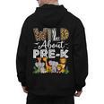 Pre-k Teacher Kids Back To School Wild About Pre-k Men's Hoodie Back Print, trending gift