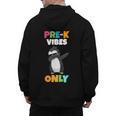 Pre-K Vibes Only Penguin Teachers Kids Back To School Men's Hoodie Back Print, trending gift