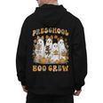 Preschool Boo Crew Halloween Teacher Ghost Costume Matching Men's Hoodie Back Print, trending gift