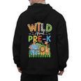 Preschool Teacher Kids Back To School Wild About Pre-K Men's Hoodie Back Print, trending gift