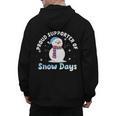Proud Supporter Of Snow Days Teacher Men's Hoodie Back Print, trending gift