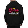 Queen Of The Classroom Teacher Men's Hoodie Back Print, trending gift