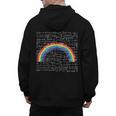 Rainbow Math Equation Teacher Nerd Retro LGBT Gay Pride Flag Men's Hoodie Back Print, trending gift