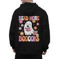 Read More Books Groovy Halloween Teacher Women Men's Hoodie Back Print, Groovy Teacher Gifts, trending gift