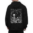 Read In Peace Skeleton Reading Teacher Spooky Halloween Men's Hoodie Back Print, trending gift Read In Peace Skeleton Reading Teacher Spooky Halloween Men's Hoodie Back Print, trending gift