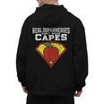 Real Superheroes Don't Wear Capes Teacher Shirt Teaching Te Men's Hoodie Back Print, trending gift Real Superheroes Don't Wear Capes Teacher Shirt Teaching Te Men's Hoodie Back Print, trending gift