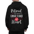 Retired Daycare Teacher Retirement For Daycare Teacher Men's Hoodie Back Print, trending gift