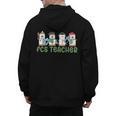 Retro Christmas Snowman FCS Teacher Family Consumer Science Men's Hoodie Back Print, Science Teacher Gifts, trending gift Retro Christmas Snowman FCS Teacher Family Consumer Science Men's Hoodie Back Print, Science Teacher Gifts, trending gift