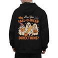 Retro Are You Fall O Ween Directions Ghost Teacher Spooky Men's Hoodie Back Print, trending gift