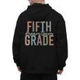 Retro Fifth Grade Dream Team Groovy Teacher Back To School Men Women Girls Kids Men's Hoodie Back Print, Groovy Teacher Gifts, trending gift