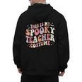 Retro Halloween This Is My Spooky School Teacher Costume Men's Hoodie Back Print, trending gift Retro Halloween This Is My Spooky School Teacher Costume Men's Hoodie Back Print, trending gift