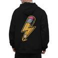 Retro Pencil Pencil Back To School Teacher Student Men's Hoodie Back Print, trending gift