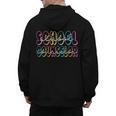 Retro School Counselor Counseling Teacher Appreciation Men's Hoodie Back Print, trending gift