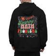 Retro Sleighing Math Problems Santa Math Teacher Christmas Men's Hoodie Back Print, trending gift Retro Sleighing Math Problems Santa Math Teacher Christmas Men's Hoodie Back Print, trending gift
