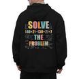 Retro Solve The Problem 67 Meme Joke Math Teacher Men's Hoodie Back Print, trending gift Retro Solve The Problem 67 Meme Joke Math Teacher Men's Hoodie Back Print, trending gift