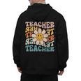 Retro Teacher Daisy Colorful Elementary School Teacher Men's Hoodie Back Print, trending gift Retro Teacher Daisy Colorful Elementary School Teacher Men's Hoodie Back Print, trending gift