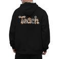 Retro Teacher Western Country Cowboy Cowgirl Back To School Men's Hoodie Back Print, trending gift